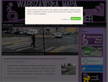 Tablet Screenshot of mapabarier.siskom.waw.pl